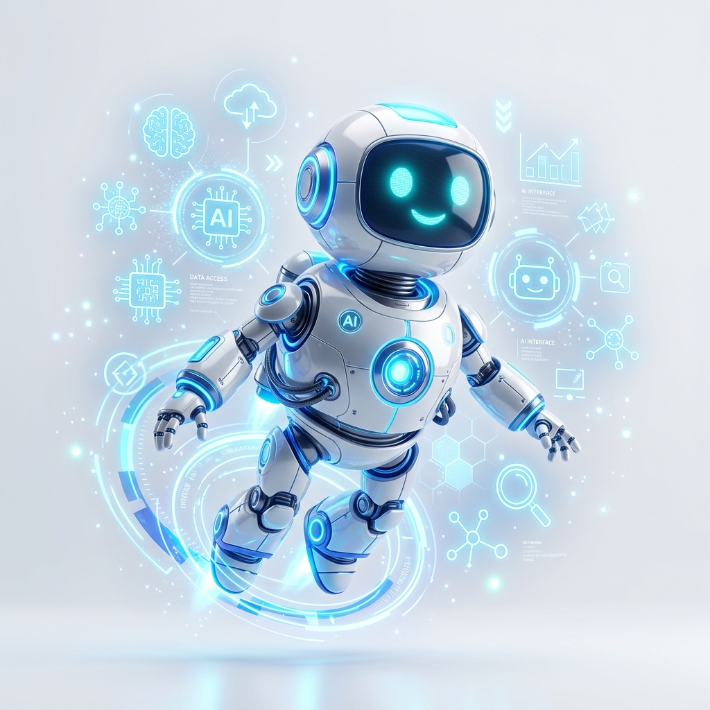 Bhoomi Solutions AI Robot Mascot